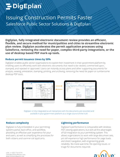 DigEplan | DigEplan Fully Integrated with Salesforce Plan Review